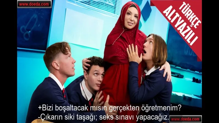 cikarin sikleri tasak sinavi yapacagiz diyen turbanli ogretmen seks ogretti.jpg