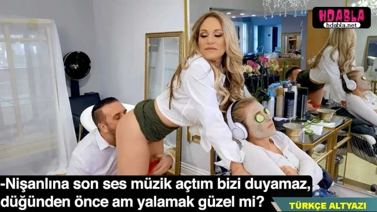 nisanlim maske yaptirirken bende kuaforun guzel amini yaladim.jpg