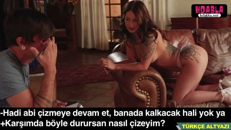 ressam oglan defterine kiz kardesinin vucut hatlarini cizerken azdi.jpg