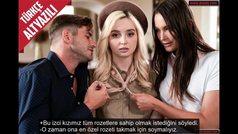sarisin liseli izci kiz kaptanina tum rozetleri toplamak istedigini soyledi.jpg