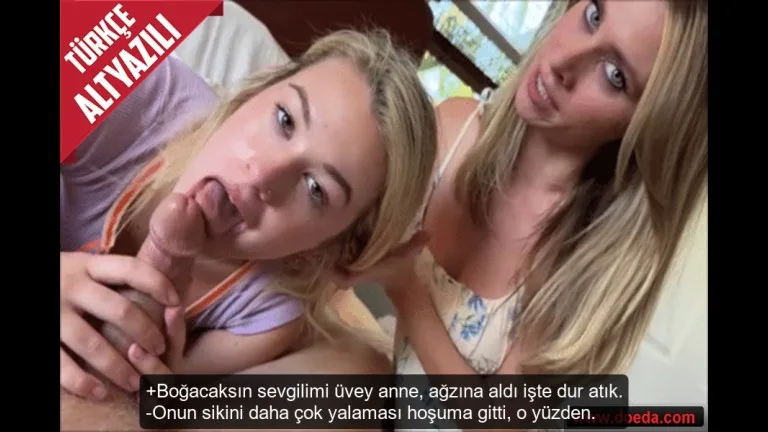 uvey oglunu ilk kez eve getirdigi kiza sakso cektiren heyecanli kadin.jpg