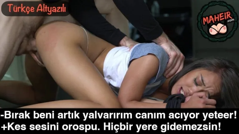 yolda kalan caresiz kizi arabasina alip ondan faydalandi.jpg