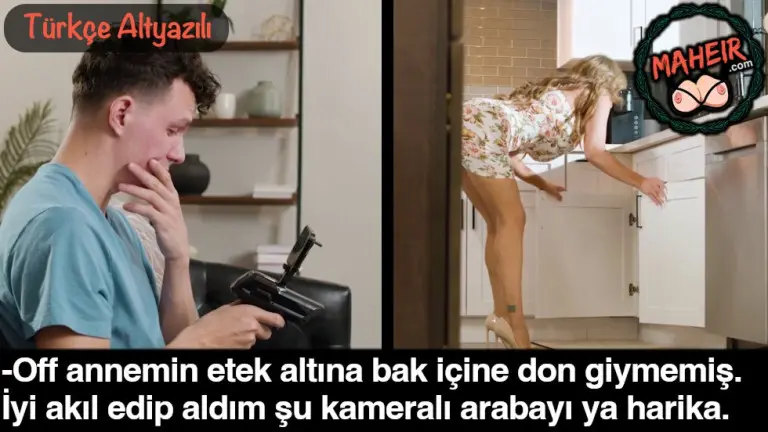 uzaktan kumandali arabaya kamera takip annesinin etek altina bakiyor.jpg
