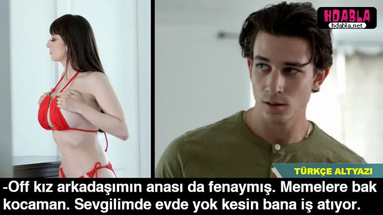 kiz arkadasim evde yokken annesi kirmizi bikini giyip bana is atiyor.jpg
