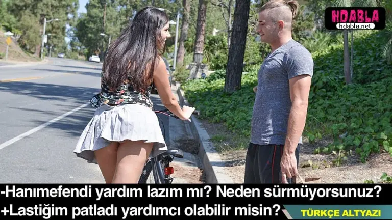 bisikletinin tekerlegi patlayan kizi once ormana sonra eve.jpg
